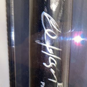 BO Jackson autographed bat framed in case